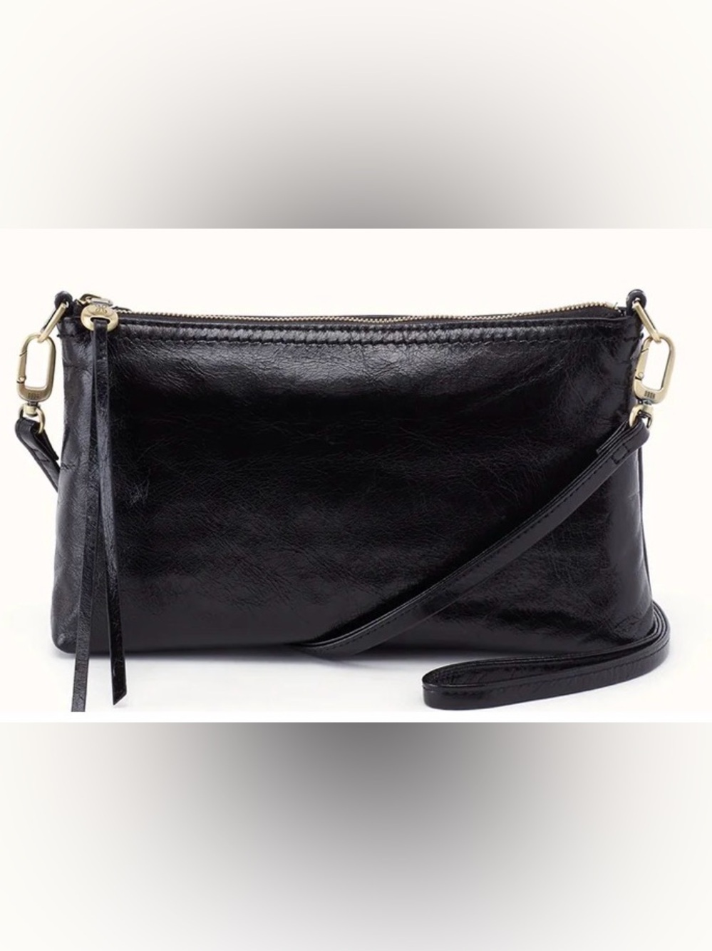 Hobo EUC Darcy Black Leather Crossbody Bag
